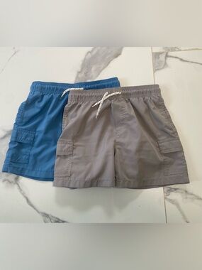 Boy’s Oshkosh Shorts  in Blue and Gray with Drawstring. Size 7 Boys